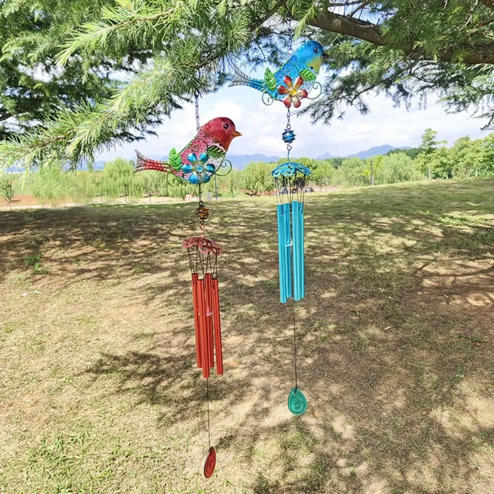 Модные креативные птичьи колокольчики металлические уличные крытые стеклянные