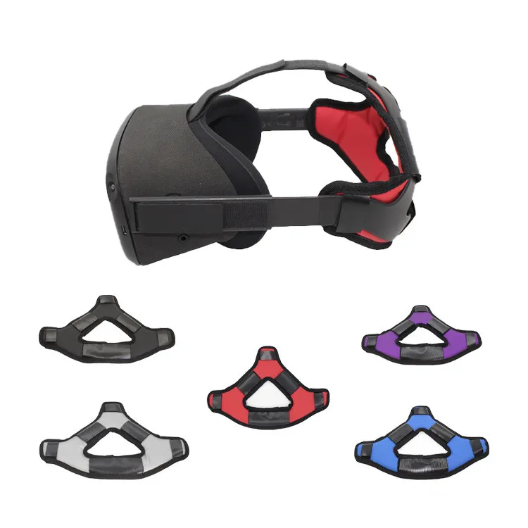 

Hot Anti-slip Head VR Strap Pad For Oculus Quest 2 Accessories Oculus Quest 2 Breathable Anti-sweat Pad Soft Cushion Headband