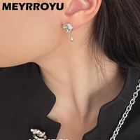 meyrroyu irregular personality lava zircon stud earrings for women girl korean fashion jewelry accessories party c%d0%b5%d1%80%d0%b5%d0%b6%d0%ba%d0%b8 2022