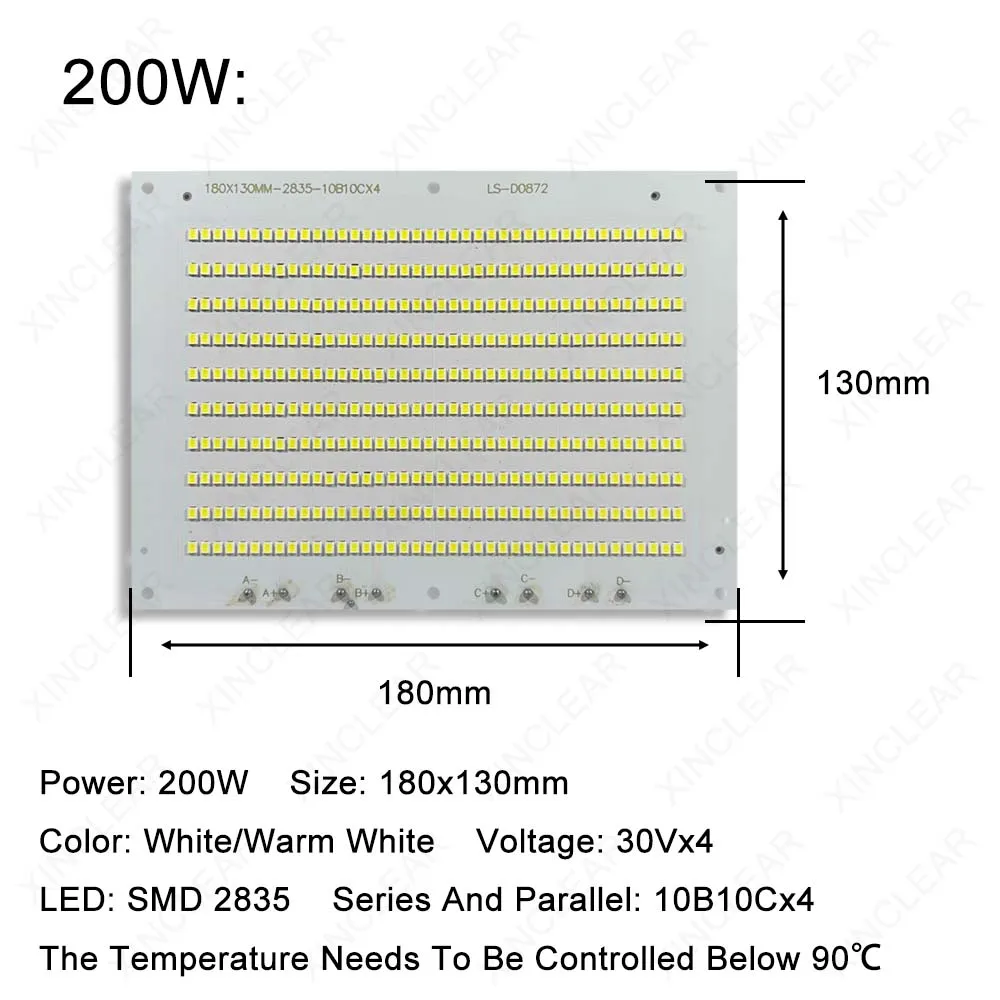 

XIANGCLEAR XC-2835 Light Board 10-200 Вт