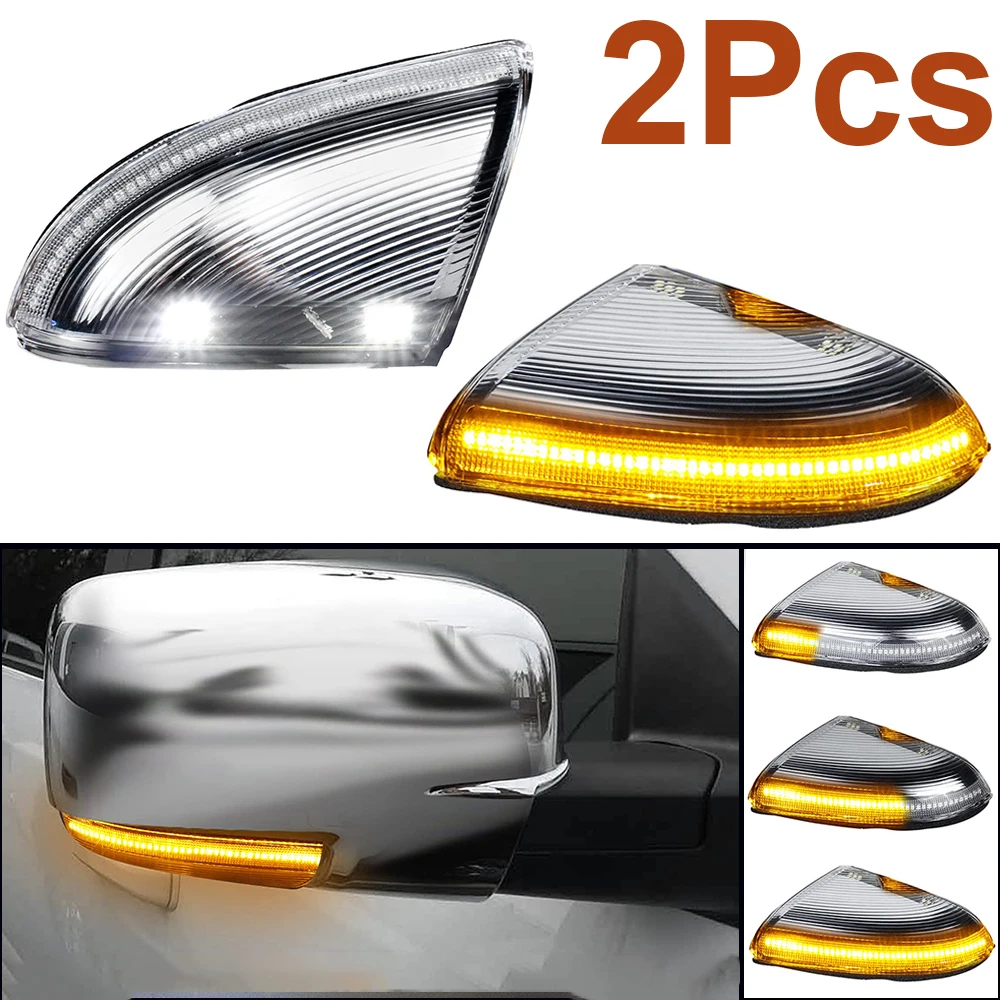 

2x Car Side Rearview Mirror Turn Light Rear View Indicator Blink Signal Light Side Mirror Marker Lamp For Dodge Ram 2500 1500