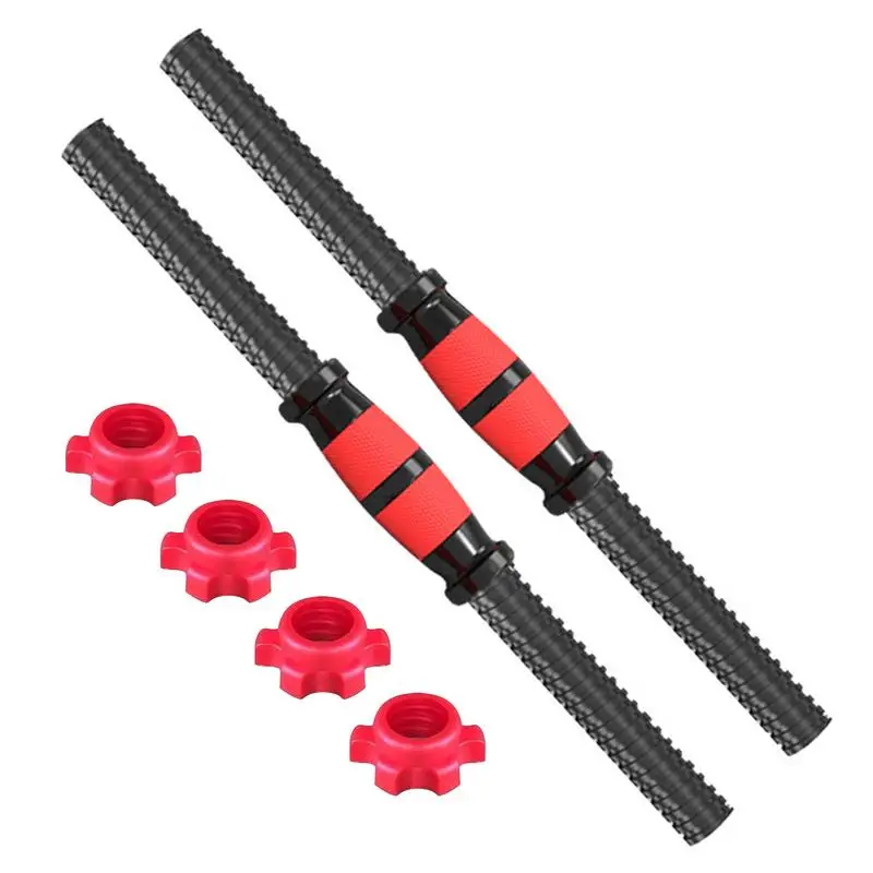 

Dumbbell Handle 2PCS Adjustable Dumbbell Bar Connector For Gym Weight Lifting Spinlock Collar Set Accessories For Home Sports