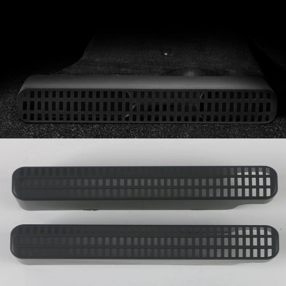 

Для Tucson NX4 2021 2022 автомобильный черный чехол для вентиляционного отверстия заднего сиденья Автомобильный интерьер Tucson аксессуары 2 шт.