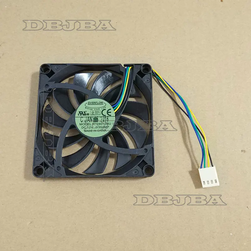 

Для Everflow R128010BU 80 мм 10 мм тонкий вентилятор радиатора 80x80x10 мм 12 В 0,35 А