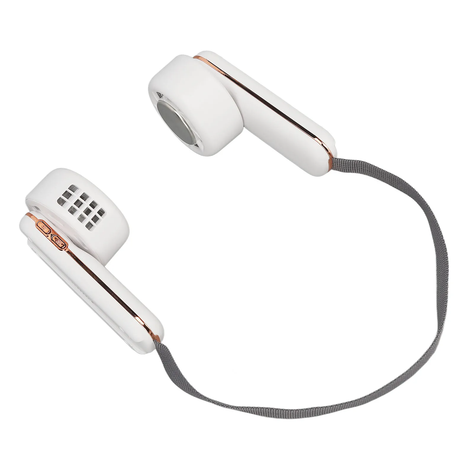 Подвесной шейный вентилятор 3000 мАч 5 В Hands Free 4 скорости ветра зарядка через USB