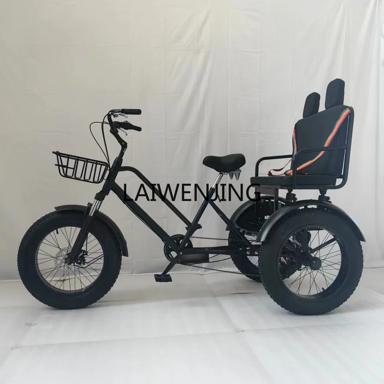 LYN 20-24 дюймов новый электрический трехколесный велосипед с регулируемой