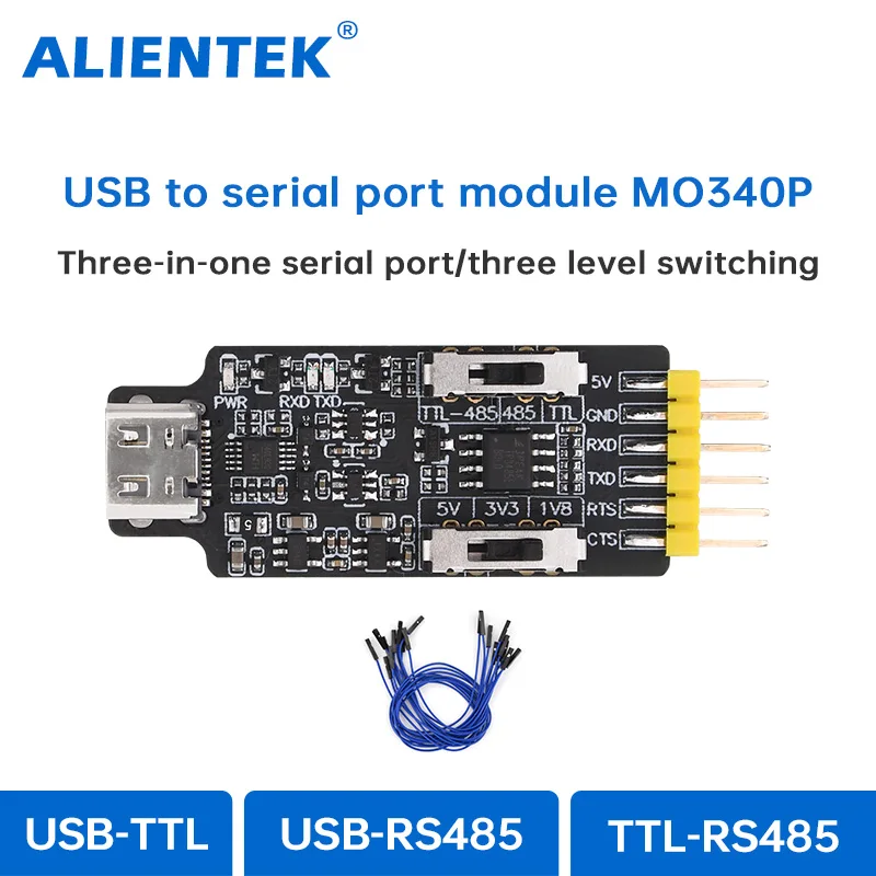 ALIENTEK TYPE-C USB в 485 последовательный usb-порт TLL Серийный порт модуль преобразователя