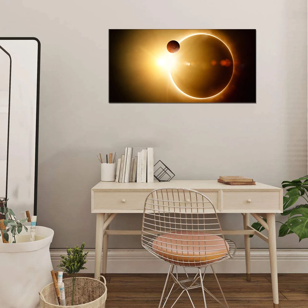 

Abstract Landscape Picture Wall Art for Game Room Lobby Hallway Home Decor Outer Space Poster Print Artwork Large Photo Dropship