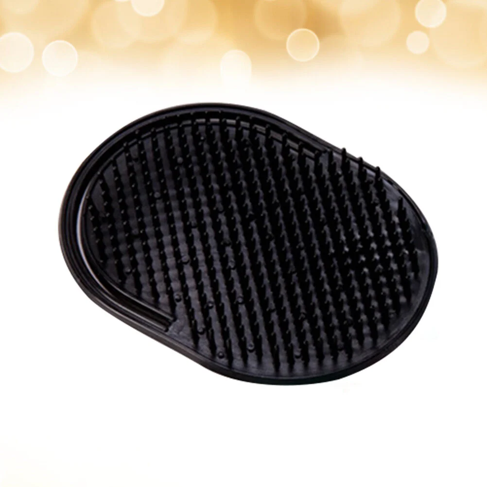 

12pcs Men Palm Brush Finger Comb Portable Hair Brushes Shampoo Brushes Pocket Comb Scalp Brush for Home and