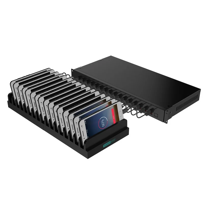 Купи Sipolar 200W powered 16 Ports USB Charging Plug Fast Charger Station With switch led cooling fan For Tablet Laptop Phone c165 за 6,899 рублей в магазине AliExpress