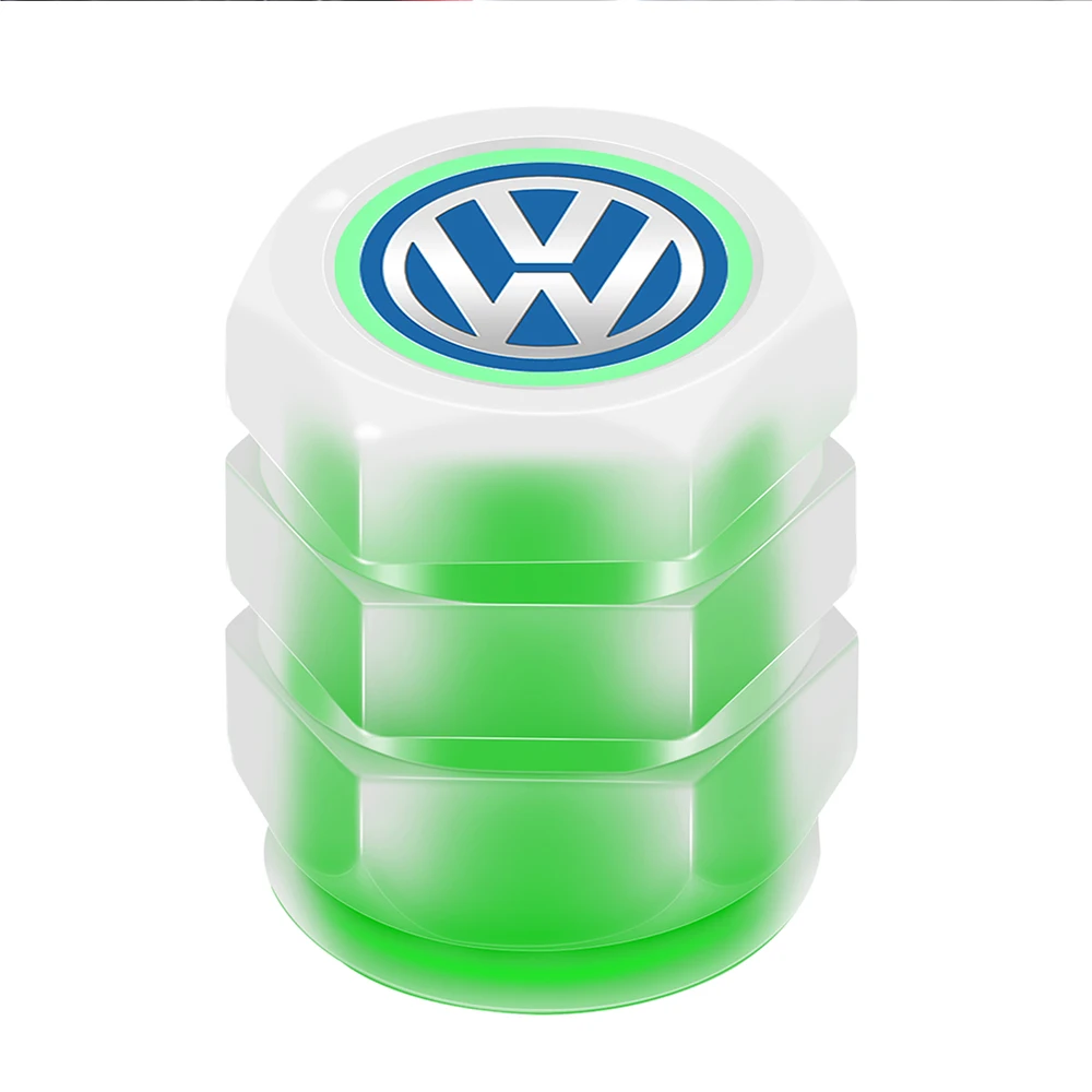 4 шт. автомобильные внешние украшения колпачки для колесных шин светящиеся