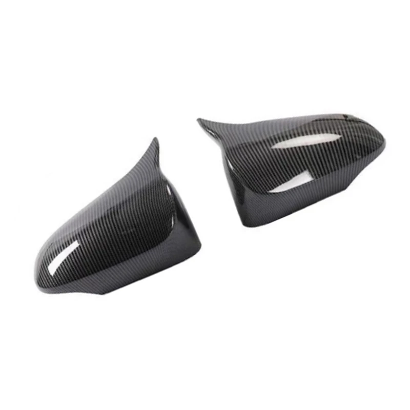 

Car Ox Horn Rearview Mirror Shell Trim For Toyota C-HR Corolla Camry Side Rear View Mirror Cover Caps Carbon Fiber Look