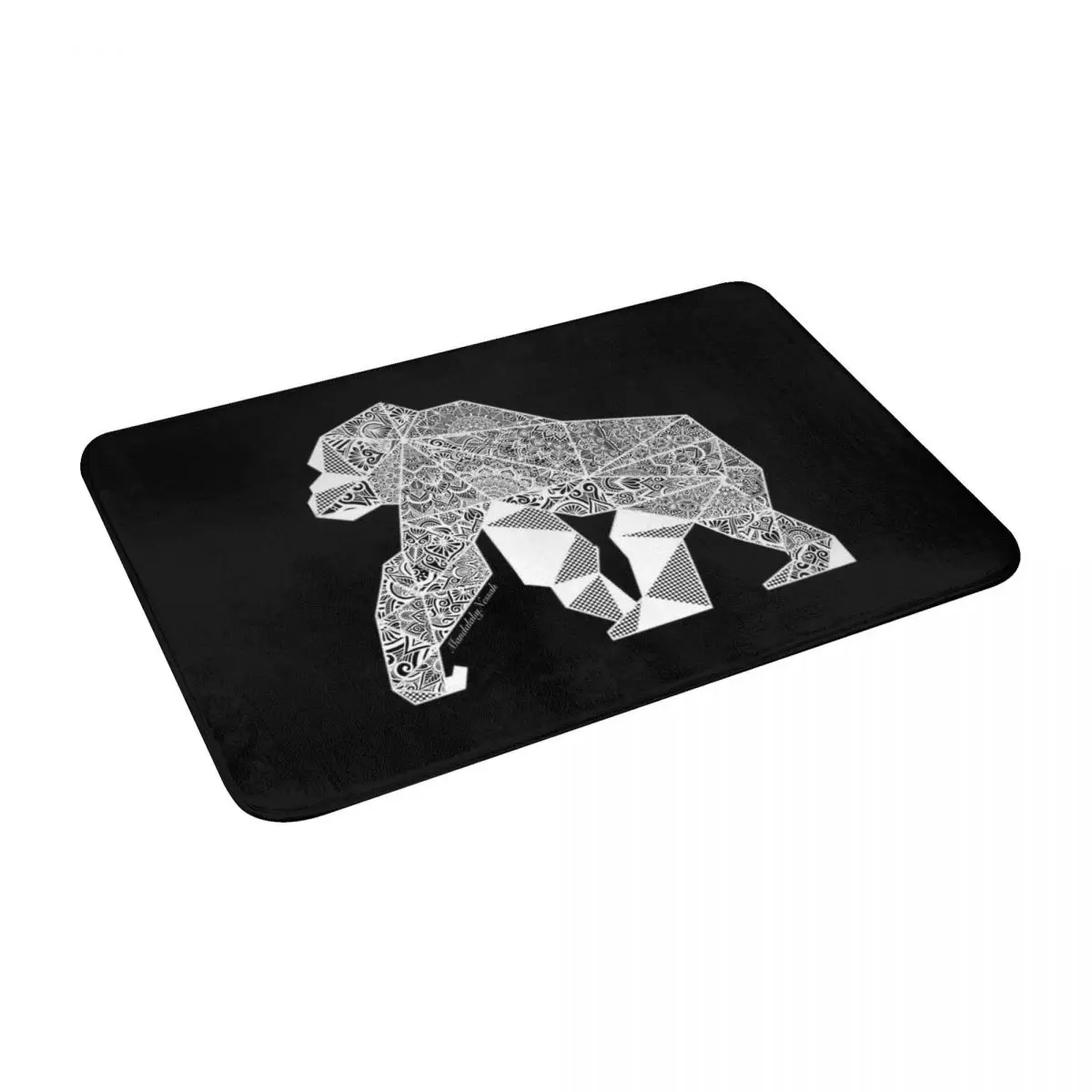 Милый декоративный коврик в виде обезьянки животных интерьер для прихожей