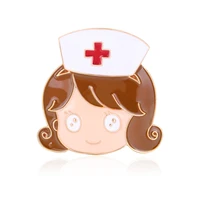 tulx enamel beautiful nurse brooches for women lapel pin backpack badge medical jewelry doctor hospital brooch pins