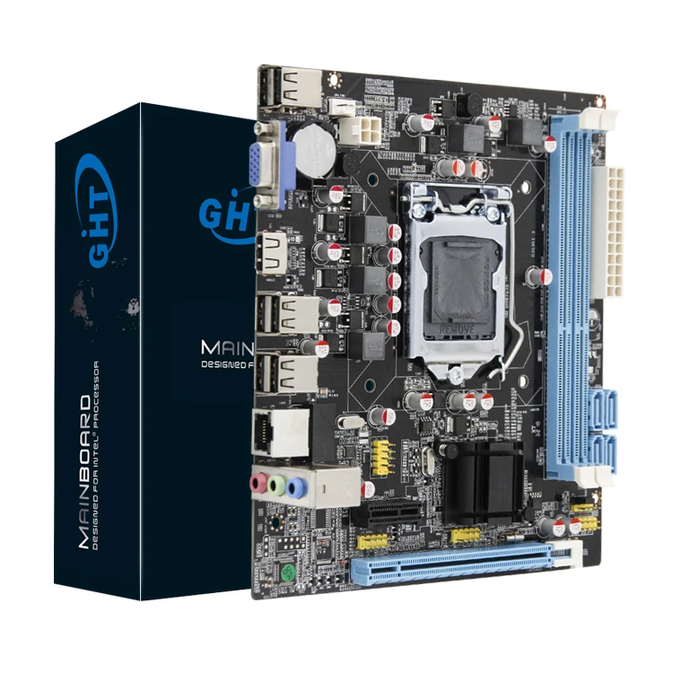 

New H61 Motherboard With USB 2.0 LGA 1155 Sockets CPU DDR3 RAM