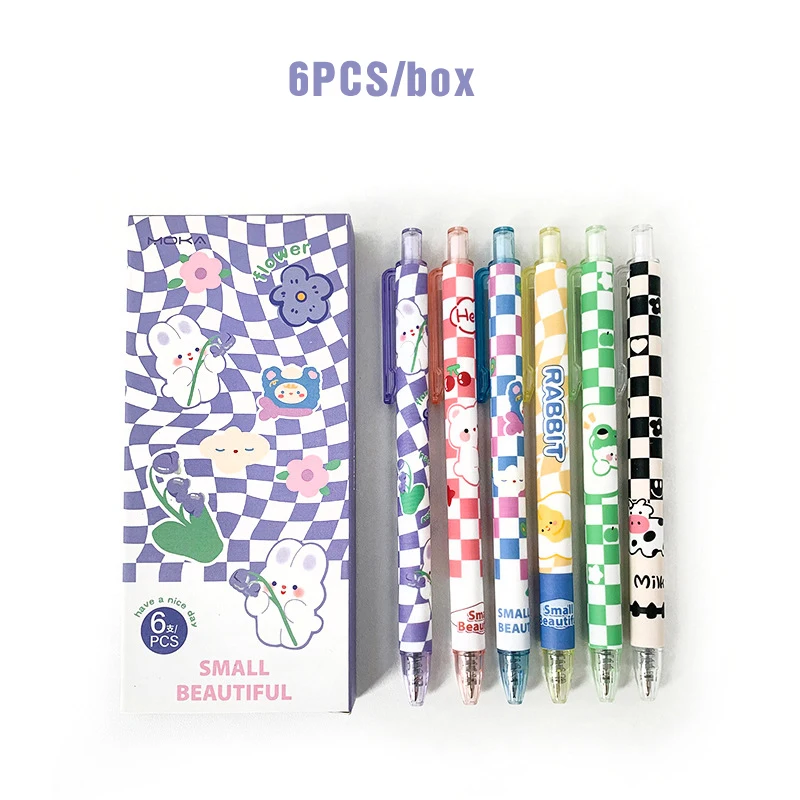 

Гелевые ручки мультипликационные 6 шт