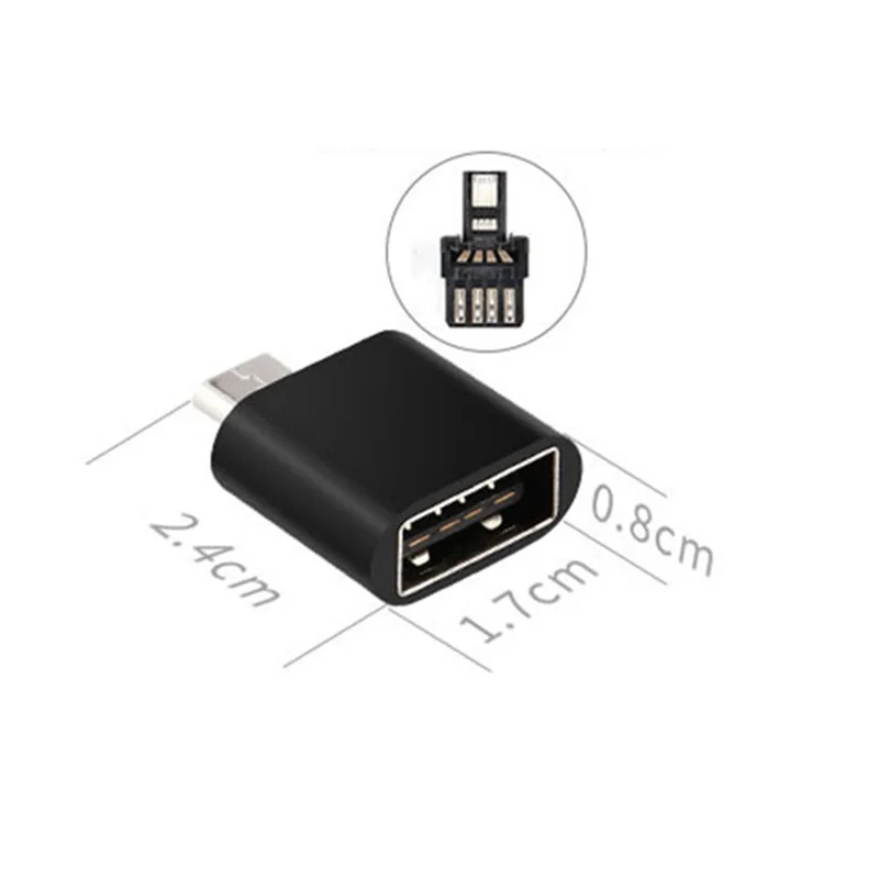 Универсальный адаптер USB Type-C Mini OTG Micro к конвертер для телефонов Android планшетов