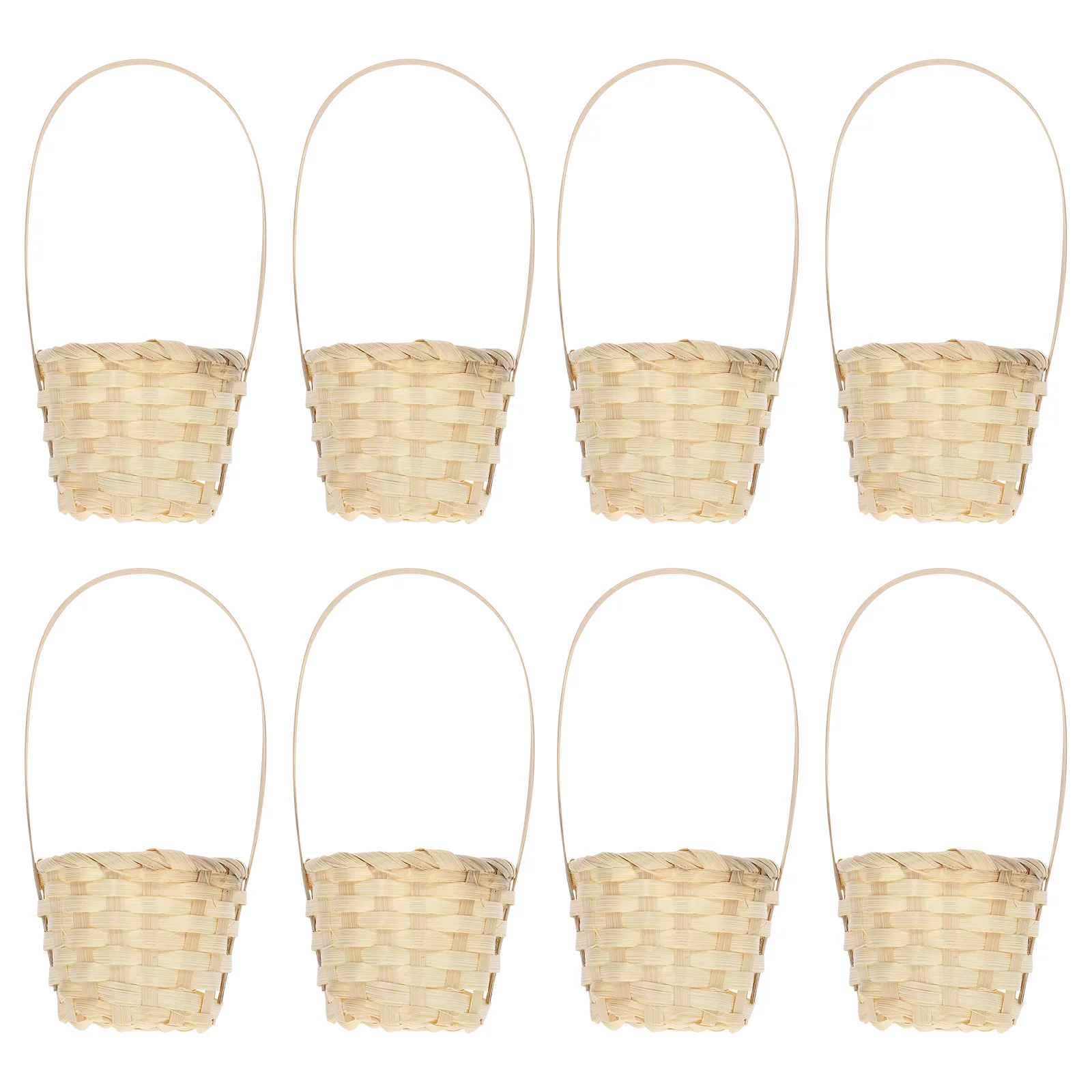 

Basket Mini Baskets Woven Wicker Picnic Small Candy Country Flower Gift Handle Petaldecor Photo Prop Rustic Storage Weddingfor