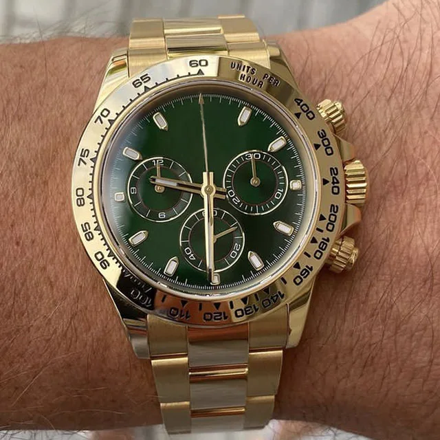 Mens Watch Ceramic Bezel Sapphire Glass Diamond Roma Number Waterproof Man Sports Wristwatch 904L Steel Automatic Mechanical