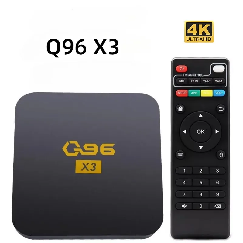 Q96 X3 Домашний кинотеатр Smart TV Box Set Top Android 13 Allwinner H313 HDR10 4K UHD 4G WiFi IPTV проектор