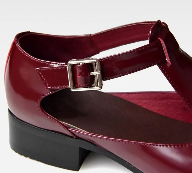 Сандалии мужские из натуральной кожи Повседневная Деловая обувь простые