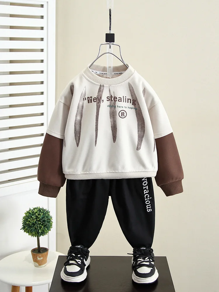 Новинка детский спортивный костюм весенне-осенний для маленьких мальчиков