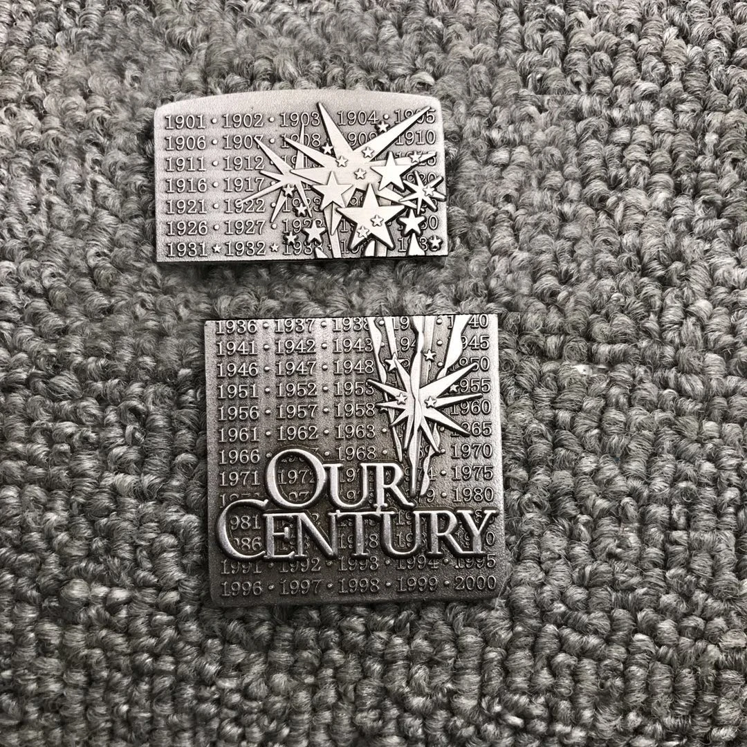 

Personality Our Century Metal Badge DIY Lighter Accessories Replacement For ZP Zorro Kerosene Oil Lighter Decor Free Shipping