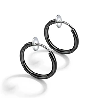 earrings male and female ear clips titanium steel mens personality earrings hipster mens hipsters no hole earrings gifts