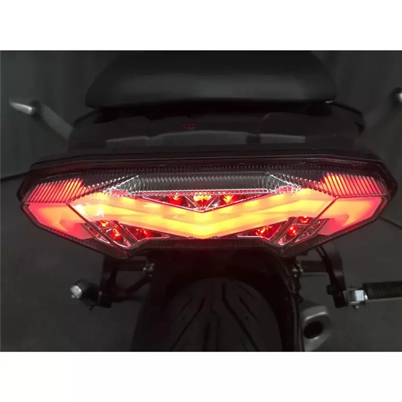 

Светодиодный задний фонарь, Тормозные Сигналы поворота, встроенная фара для YAMAHA MT-10 FZ-10 MT09, трассировщик 900/GT 2016-2020 Clear