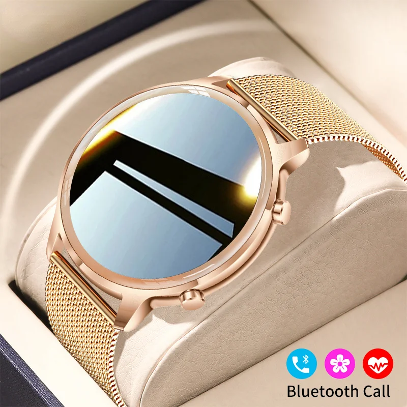 

2023newWomen Smart Watch Metal Shell Health Bracelet Ladies Bluetooth Call Women's Watches Women Smartwatch For IOS Android Hot