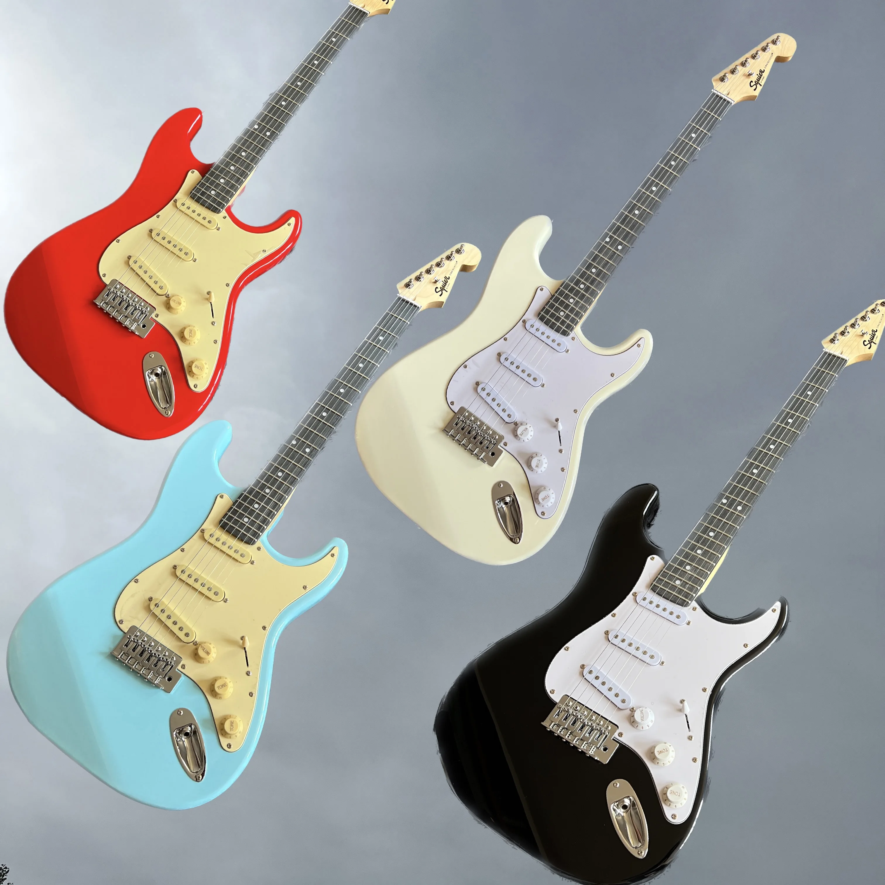 

Electric Guitar Handmade 6 stings guitar In Stock Available in multiple colors