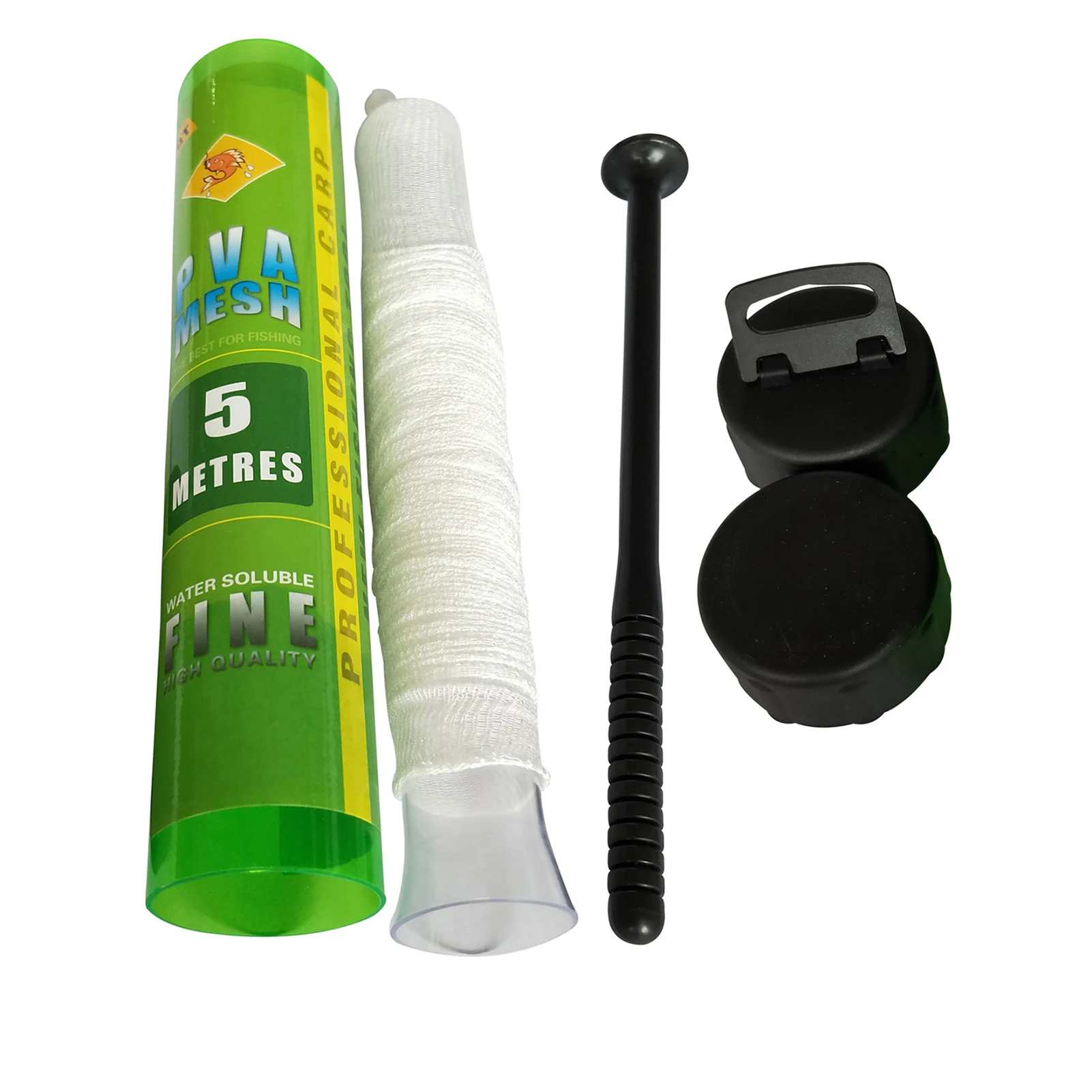 

5M PVA Fishing Mesh Soluble Narrow Network Water Soluble Mesh Refill Stocking Bait Bag Protect Fish Net 18mm/25mm/37mm/44mm