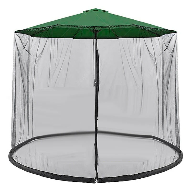 

Mosquito Bug Net Parasol Outdoor Lawn Garden Camping Umbrella Sunshade Cover Suitable For Outdoor Patio Camping Umbrella