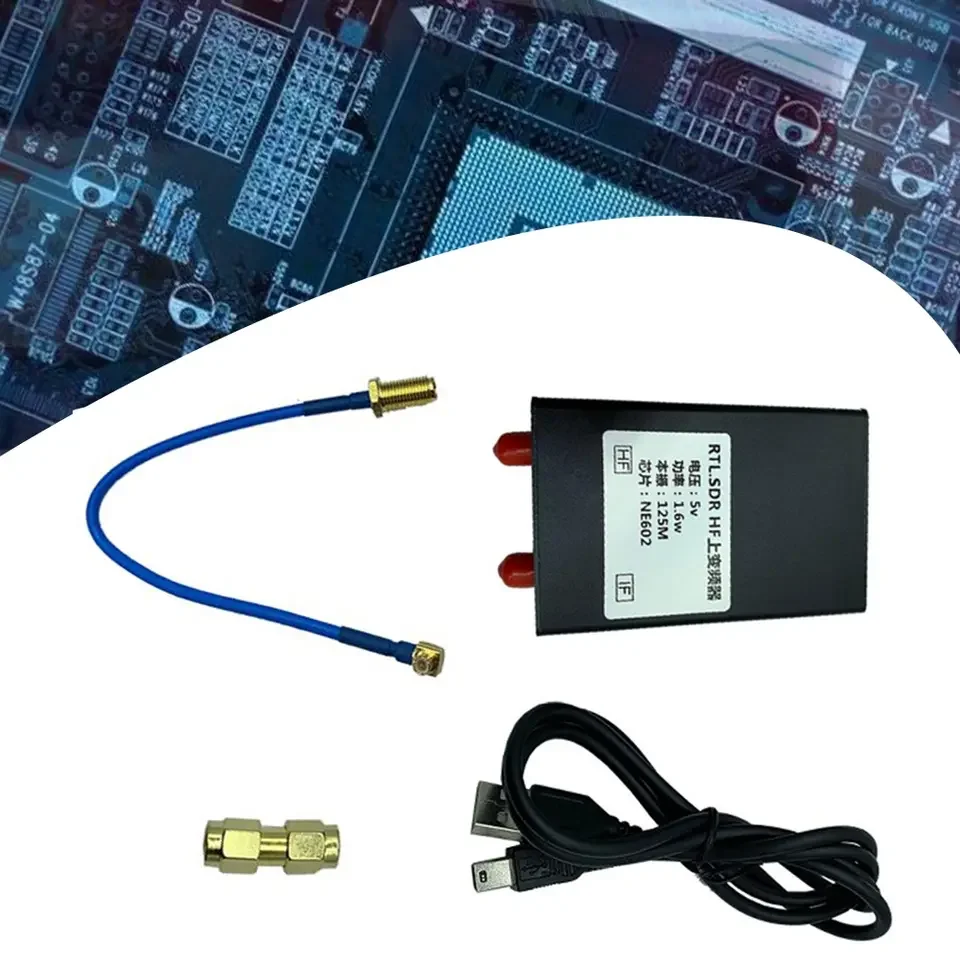 Фото RTL-SDR HF Upconverter NE602 125 МГц 1,6 Вт 150 К-30 МГц HF Upconverter для приемника RTL2383U RTL-SDR со соединительным кабелем №3