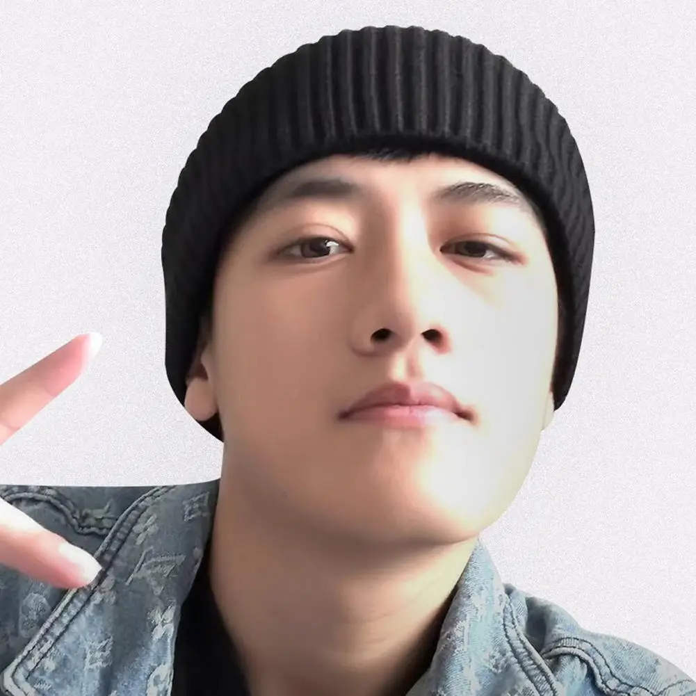 2 в 1 шапка-маска мужская зимняя шапка-балаклава вязаная защита наушники лыжные