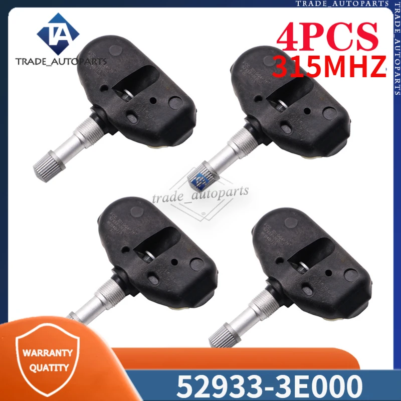 

52933-3E000 для KIA AMANTI SORENTO SPORTAGE HYUNDAI акцентная Соната TIBURON TPMS система мониторинга давления в шинах 4 шт.