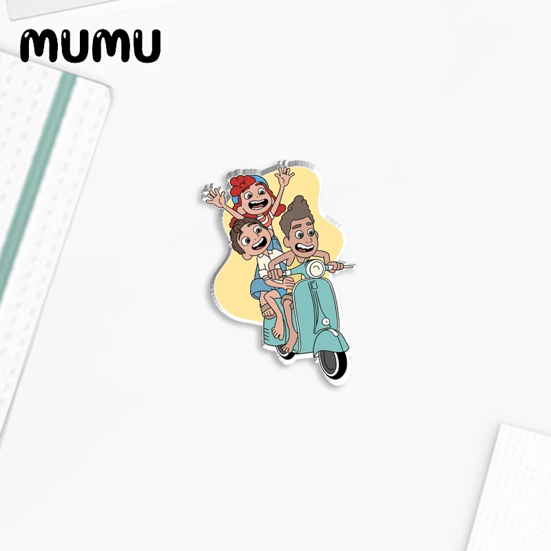 Новинка 2024 броши с лацканами Luca из фильма Милые Акриловые Броши ручной работы