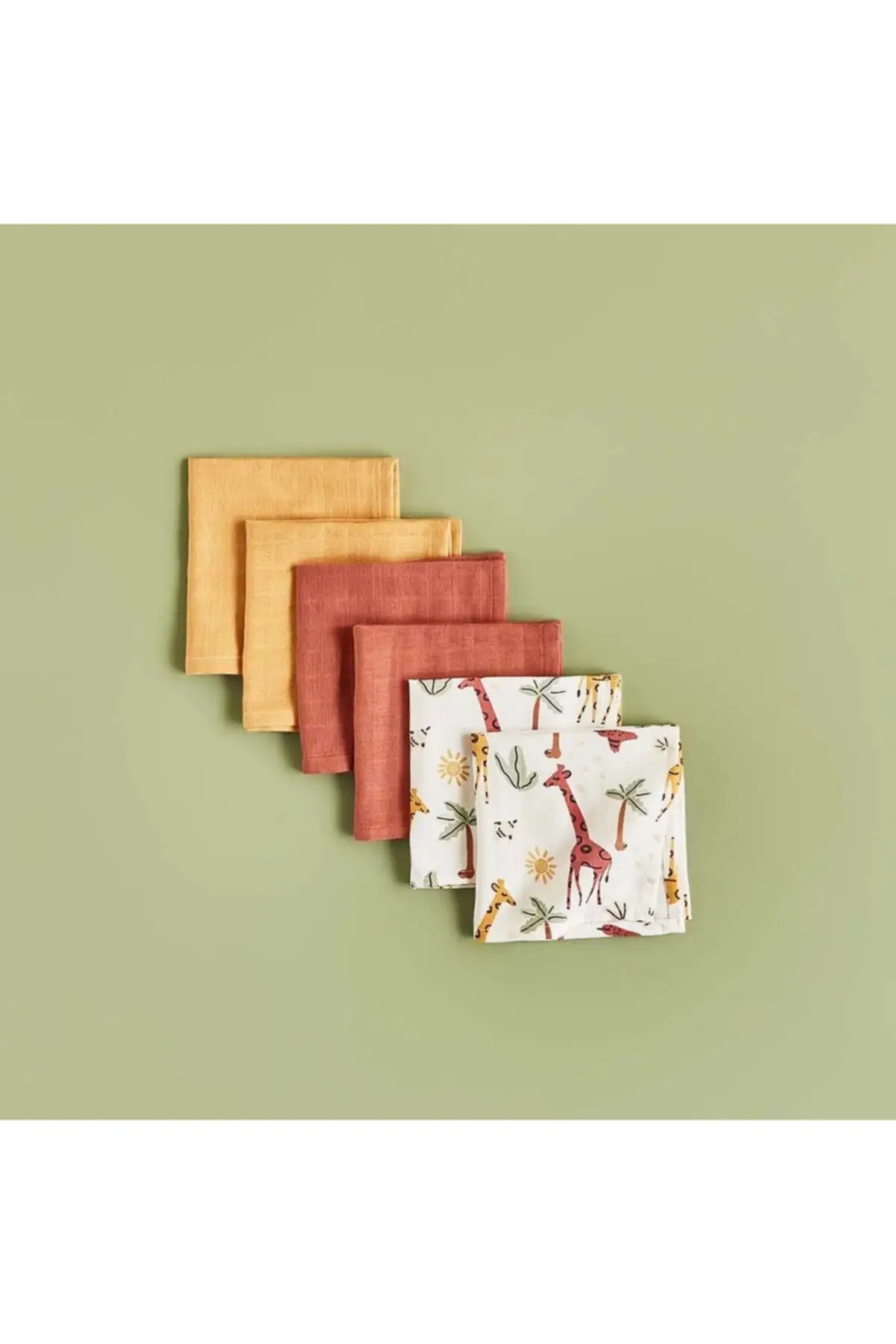 

Cotton embroidery mouth wipe cloth set Mix (30x30 Cm)