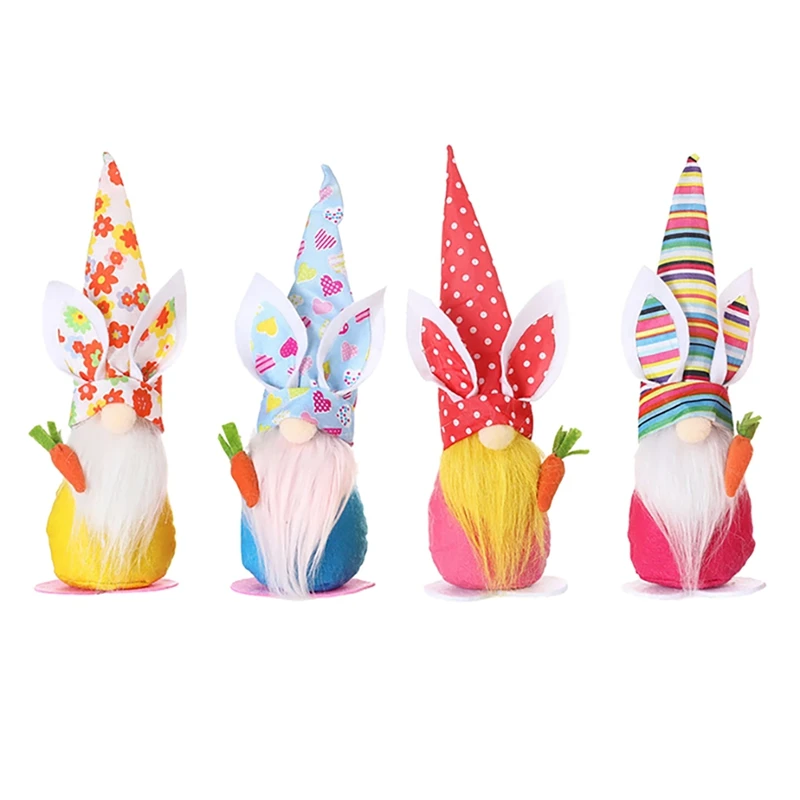 

Easter Faceless Doll Colorful Dwarf Gnome Goblin Plush Toy Gnome Decoration Props Elf Home Holiday Decorations Gifts