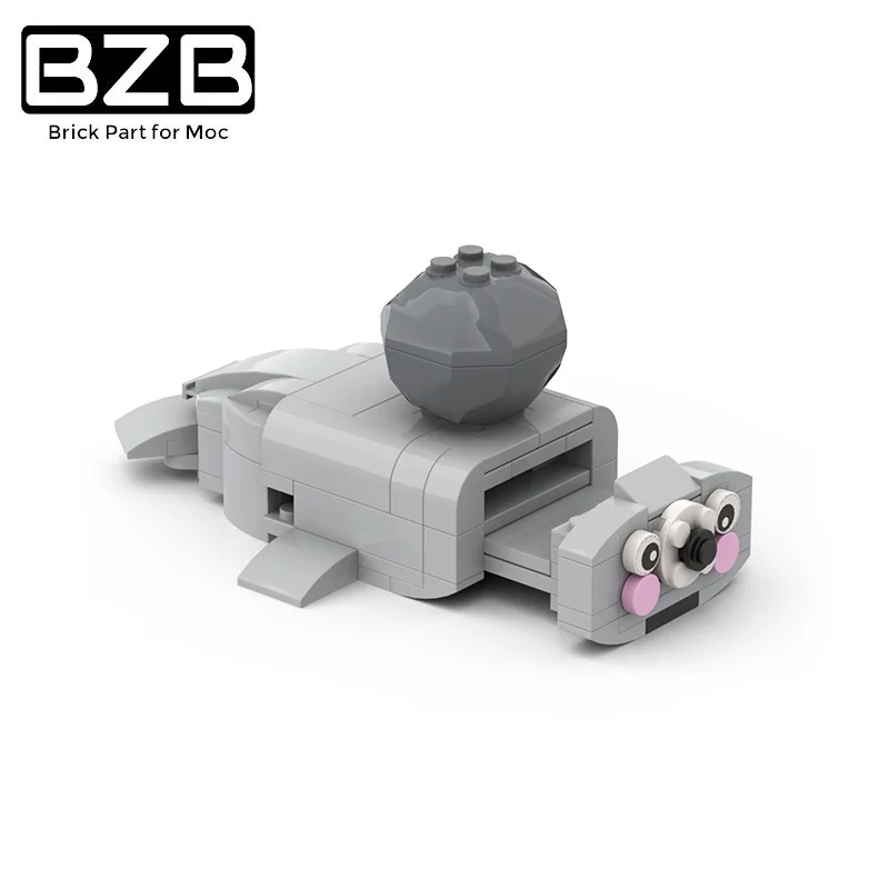 

MOC, милые животные, фотоальбом, кронштейн, креативный строительный блок, демонстрационная стойка, модель, детские игрушки «сделай сам», кирп...