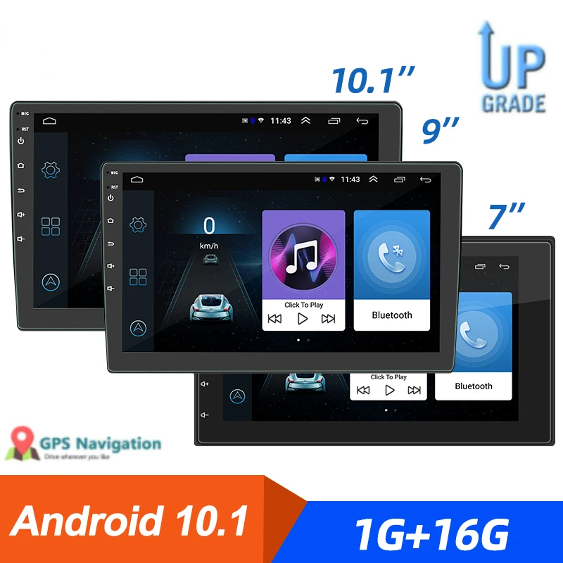 

2 Din Android 7 9 10 Inch Car Multimedia MP5 Video Player Universal Stereo Radio GPS for Volkswagen Nissan Hyundai Toyota