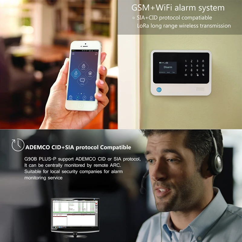 Беспроводная/проводная система умного дома Alexa G90B Plus Система безопасности
