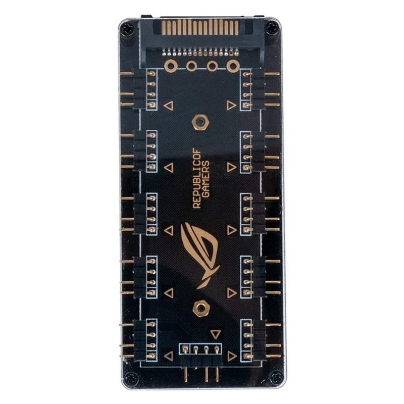 Разветвитель 5В 3Pin RGB светодиодный 10-портовый хаб с удлинителем 50 см идеально