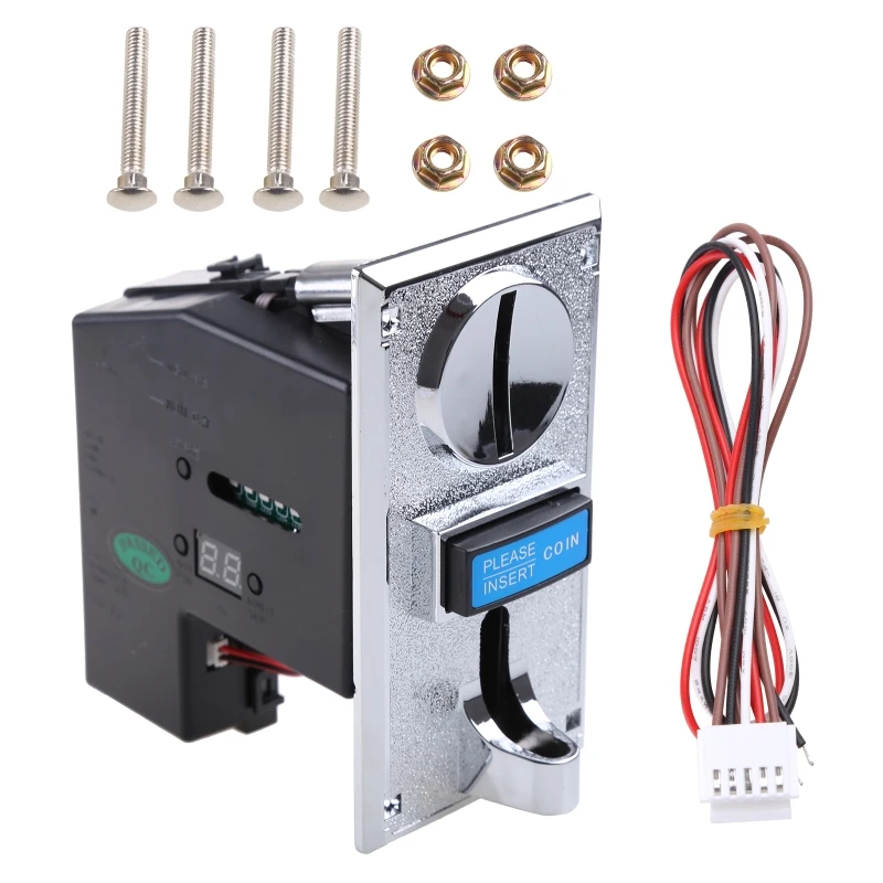 

Multi Coin Acceptor Selector Slot for Arcade Game Mechanism Vending Machine for 6 Kinds Different Game Coins Arcade Game