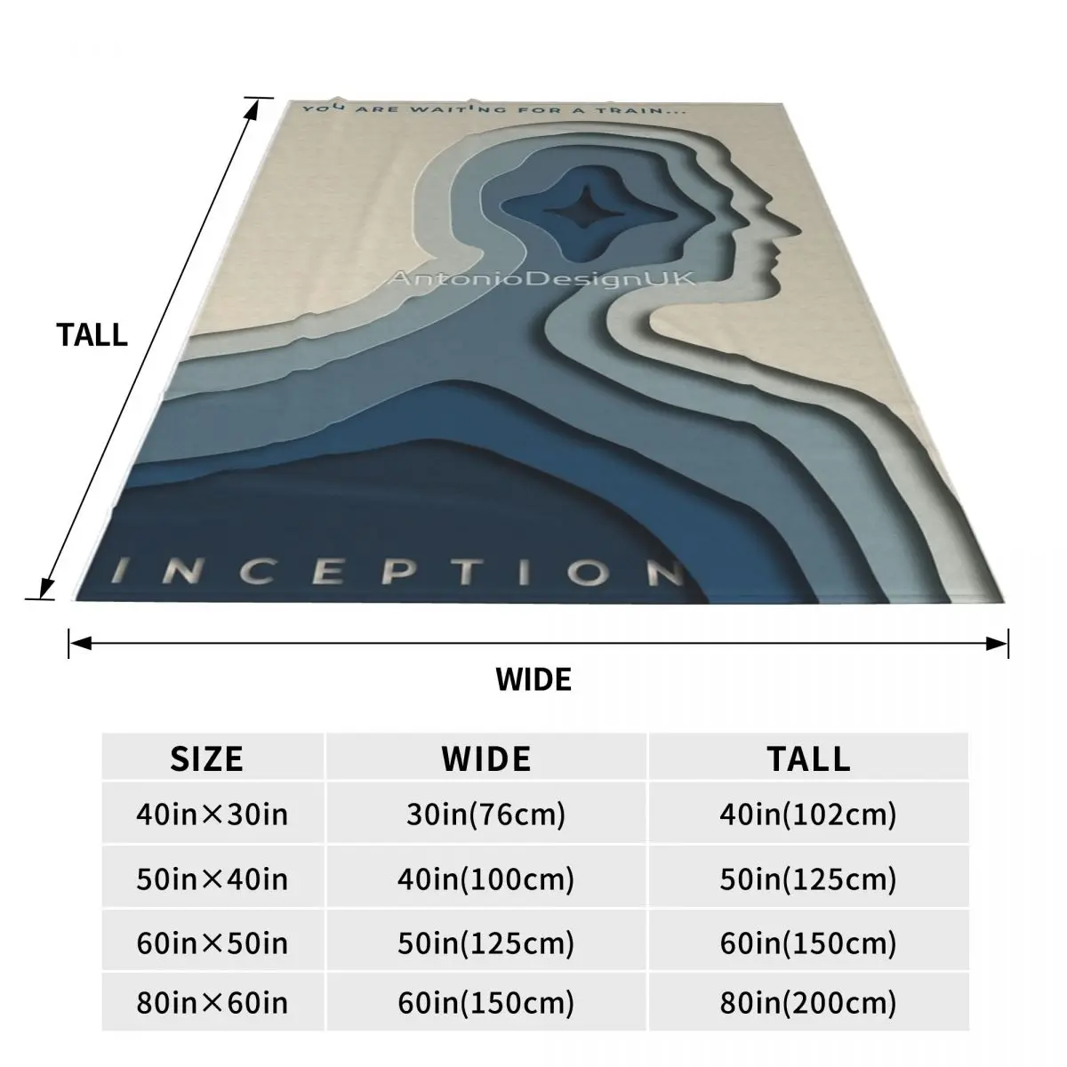 Кристофер Нолан минималистичное одеяло из фильма покрывало на кровать для