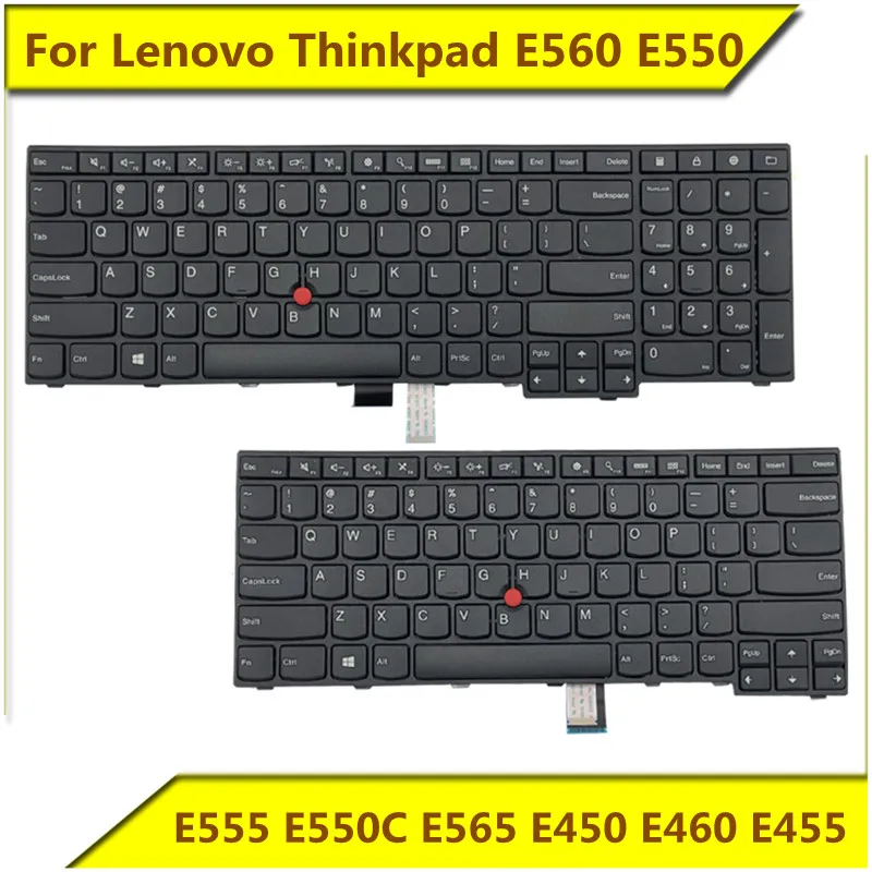 

Клавиатура для ноутбука IBM Lenovo Thinkpad E560 E550 E555 E550C E565 E450 E460 E455, новая Оригинальная для ноутбука IBM Lenovo