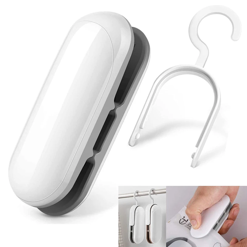 

Kitchen Accessories Mini Sealing Machine Portable Heat Sealer Plastic Package Storage Bag Handy Sticker and Seals for Food Snack