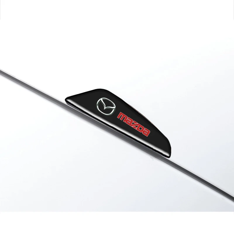 4 шт. карбоновые защитные полосы для дверей автомобиля края накладка защитная