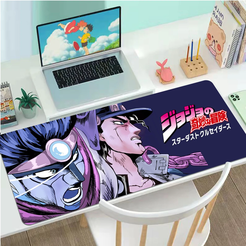 

Anime Jojo Bizarre Adventure Gaming Mouse Pad Manga Laptop Computer Large Mouse Pad Rubber Unique PC manga Desk Mat Carpet
