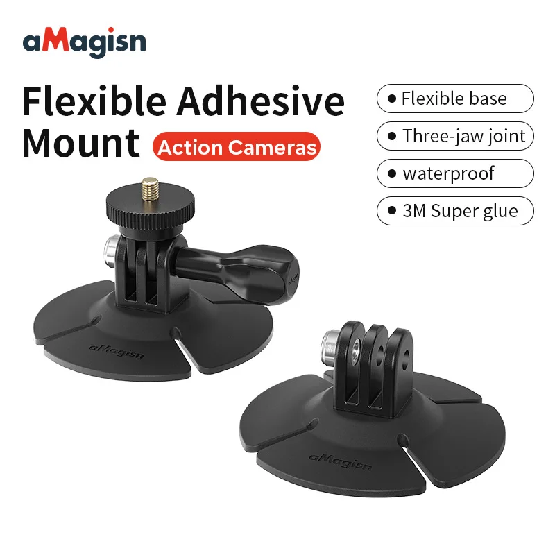 Для экшн-камер универсальная гибкая клейкая основа 1/4 винтовой интерфейс для GoPro /